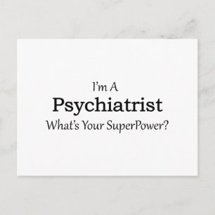 Psychiater Postkarte