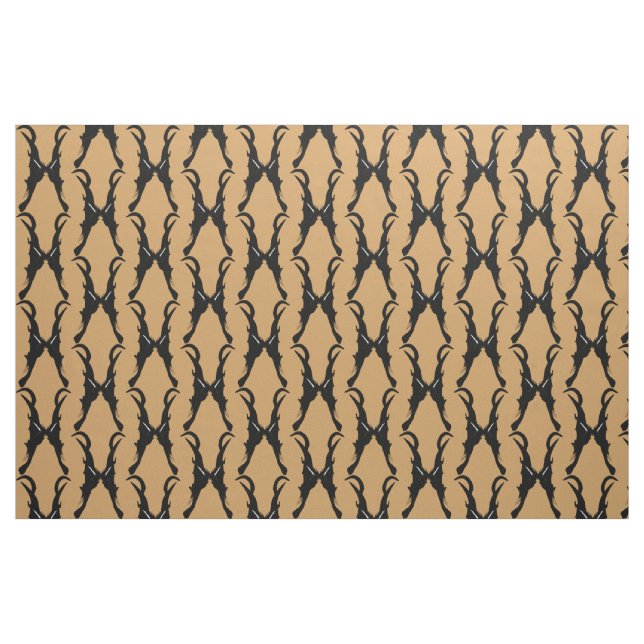 Psychiater Rorschach Design Stoff (Fat Quarter (45,7 x 55,9 cm))