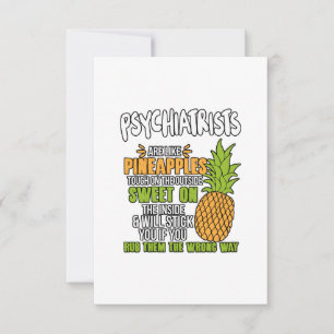 Psychiater sind wie Ananas. Karte