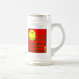 Psychiater T, helle Farben Bierglas