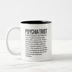 Psychiater Zweifarbige Tasse