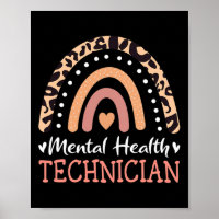 Psychiatrie-Techniker Leopard Regenbogen