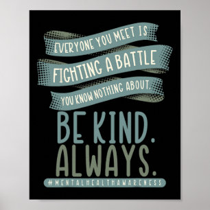 Psychiatrische Erkrankung Monat Depressive Poster