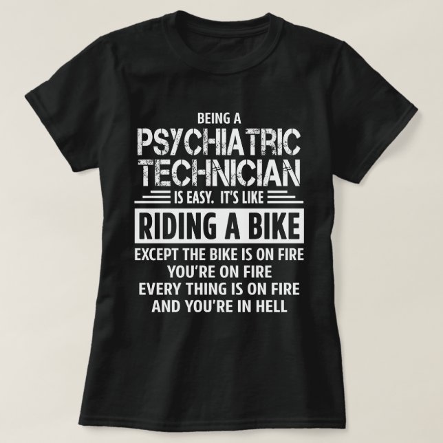 Psychiatrische Fachkraft T-Shirt (Design vorne)