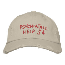 Psychiatrische Hilfe – 5 Cent bestickte Mütze Baseballkappe