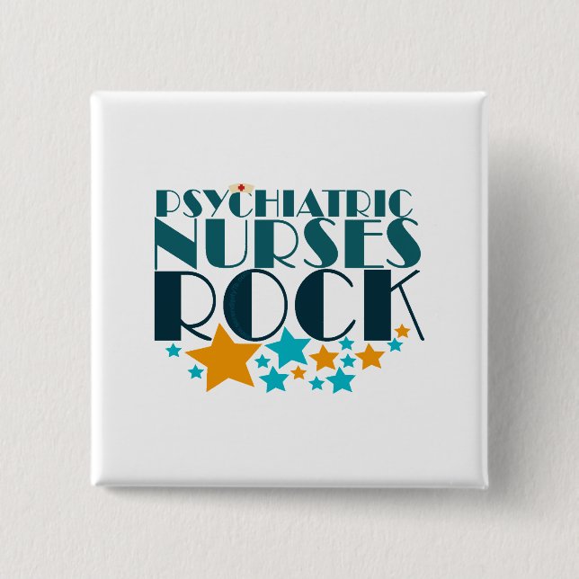 Psychiatrische Krankenpflege Button (Vorderseite)