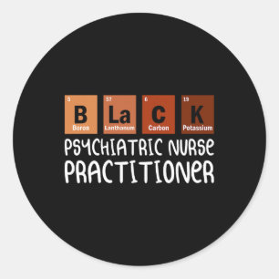 Psychiatrische Krankenpfleger Psychische Krankenpf Runder Aufkleber
