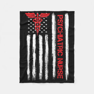 Psychiatrische Krankenschwester - Amerikanische Fl Fleecedecke