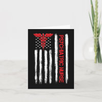 Psychiatrische Krankenschwester Amerikanische Flag