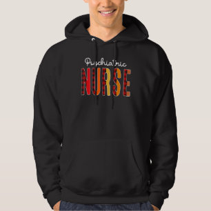 Psychiatrische Krankenschwester Karierte rote Lieb Hoodie