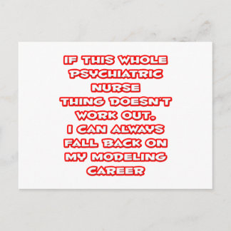 Psychiatrische Krankenschwester Spaß ... Modellier Postkarte