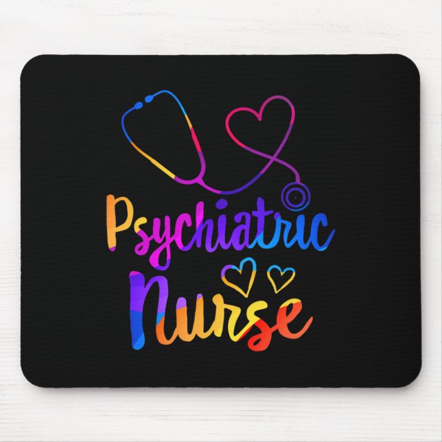 Psychiatrische Krankenschwester Woche RN Mental He Mousepad (Vorne)