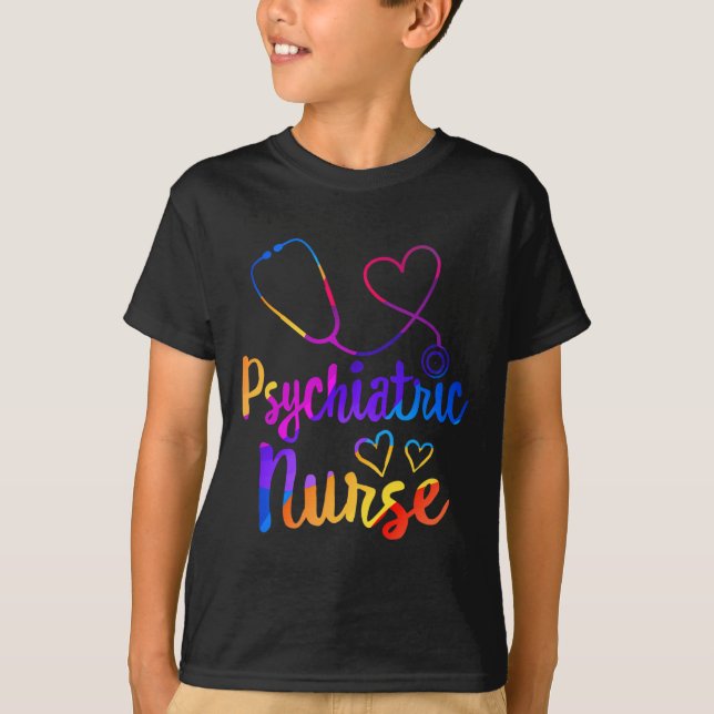 Psychiatrische Krankenschwester Woche RN Mental He T-Shirt (Vorderseite)