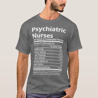 Psychiatrische Krankenschwestern ernährungsmäßig u T-Shirt