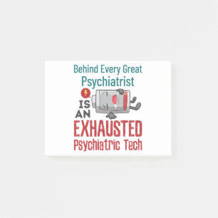 Psychiatrische Technik Zahnmediziner Funny Post-it Klebezettel