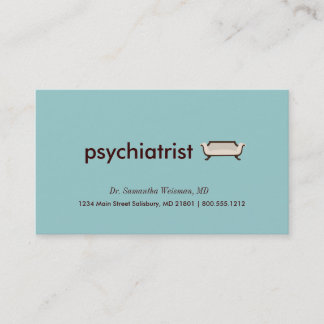 Psychiatrische Visitenkarten Visitenkarte