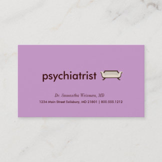Psychiatrische Visitenkarten Visitenkarte