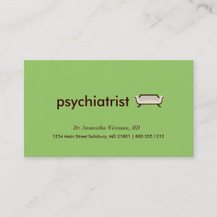 Psychiatrische Visitenkarten Visitenkarte
