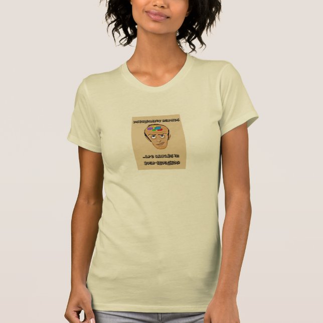 Psychiatrischer Krankenschwester-Spaß/Cartoon T-Shirt (Vorderseite)