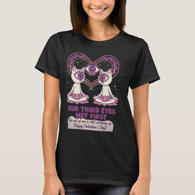 Psychic Connection valentine's day T-Shirt (Vorderseite)