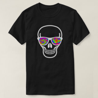 Psychisch-mit Augen Aussenseiter-Schädel T-Shirt