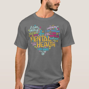 Psychische Bewusstseinsbildung Depression Herz 336 T-Shirt