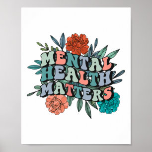 Psychische Bewusstseinsbildung Psychische Gesundhe Poster