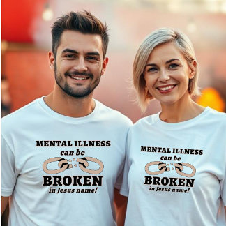 Psychische Erkrankung kann Unisex gebrochen werden T-Shirt