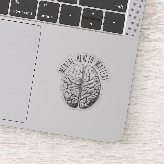Psychische Gesundheit Aufkleber (Detail)