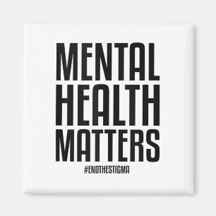 Psychische Gesundheit beendet das Stigma-Wissen üb Magnet