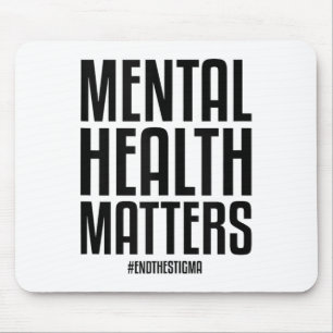 Psychische Gesundheit beendet das Stigma-Wissen üb Mousepad
