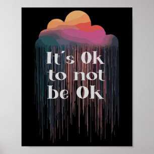 Psychische Gesundheit beendet das Stigma-Wissen üb Poster