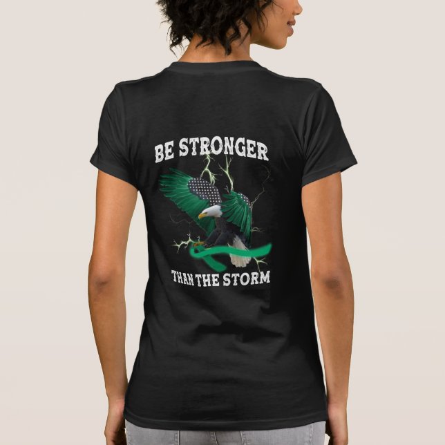 Psychische Gesundheit Bewusstsein Adler brechen da T-Shirt (Rückseite)