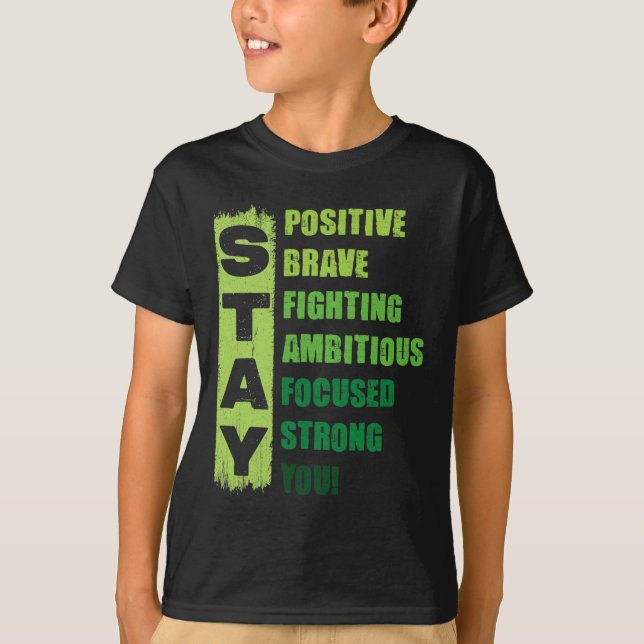 Psychische Gesundheit Bewusstsein Apparell Männer  T-Shirt (Vorderseite)