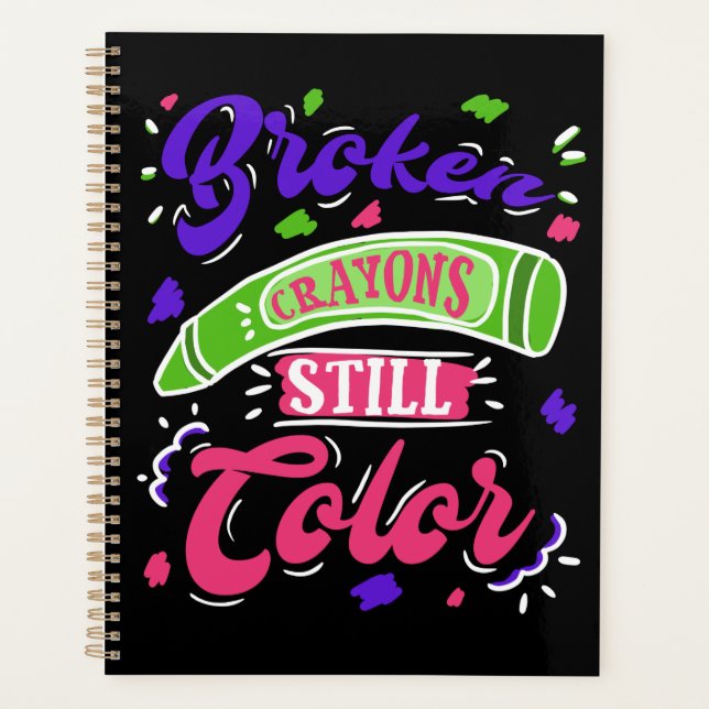 Psychische Gesundheit Bewusstsein Depression Angst Planer (Vorderseite)