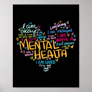 Psychische Gesundheit Bewusstsein Depression Pullo Poster