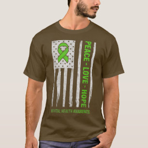 Psychische Gesundheit Bewusstsein Frieden Liebe Ho T-Shirt