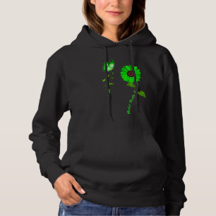 Psychische Gesundheit Bewusstsein Grüne Schmetterl Hoodie