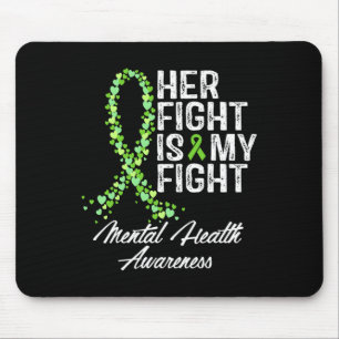 Psychische Gesundheit Bewusstsein Ihr Kampf ist me Mousepad