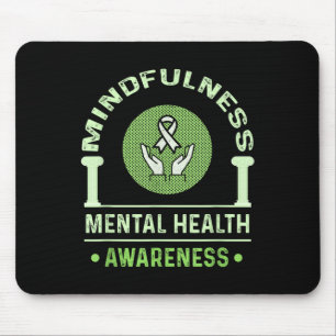 Psychische Gesundheit Bewusstsein Shirt Depression Mousepad