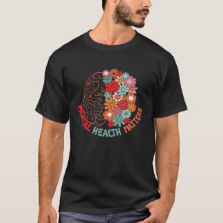 Psychische Gesundheit Blume Bewusstsein Kid T-Shirt