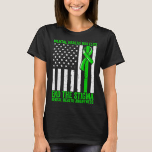 Psychische Gesundheit Das Bewusstsein für psychisc T-Shirt