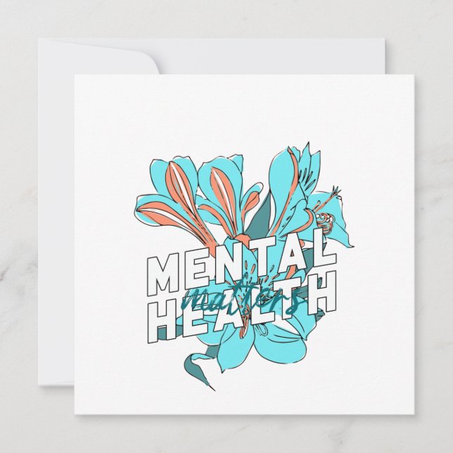 Psychische Gesundheit Einladung (Vorderseite)