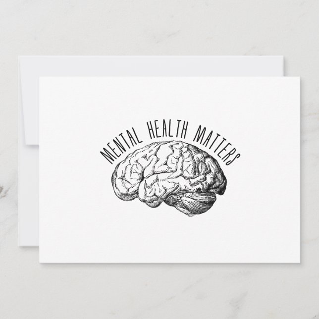 psychische Gesundheit Einladung (Vorderseite)