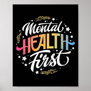 Psychische Gesundheit: Erste Bewusstsein Poster