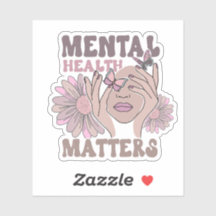 Psychische Gesundheit Fragen Bewusstsein Retro Flo