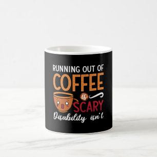 Psychische Gesundheit geht aus dem Kaffee Beängsti Kaffeetasse
