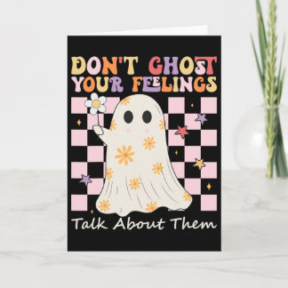 Psychische Gesundheit Halloween Ignoriere deine Ge Karte