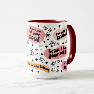 Psychische Gesundheit Inspiration Tasse