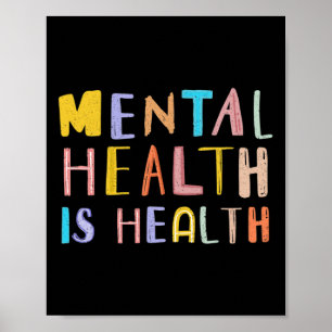 Psychische Gesundheit ist bipolare Gesundheit und Poster
